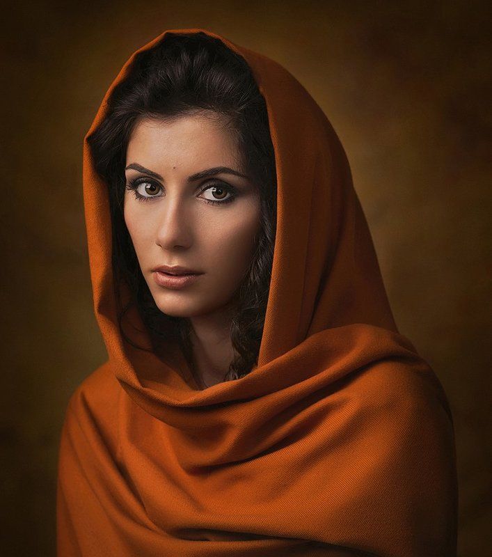 Армянка, Девушка, Платок, Портрет *** фото превью