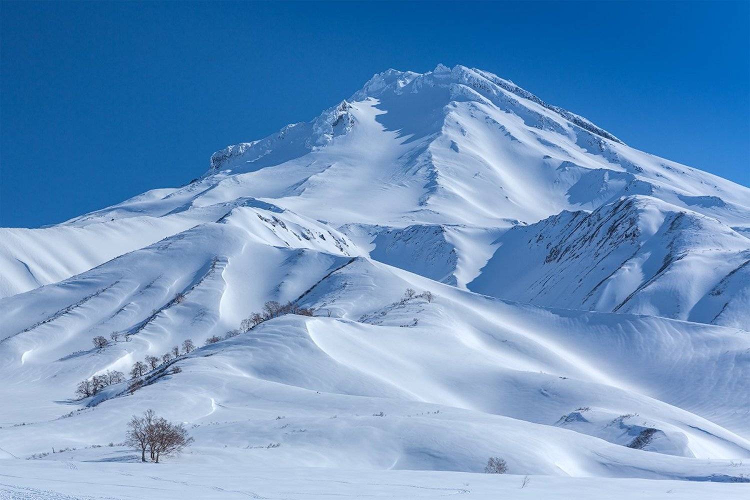 Весна, Вулкан, Зима, Камчатка, Снег, Денис Будьков