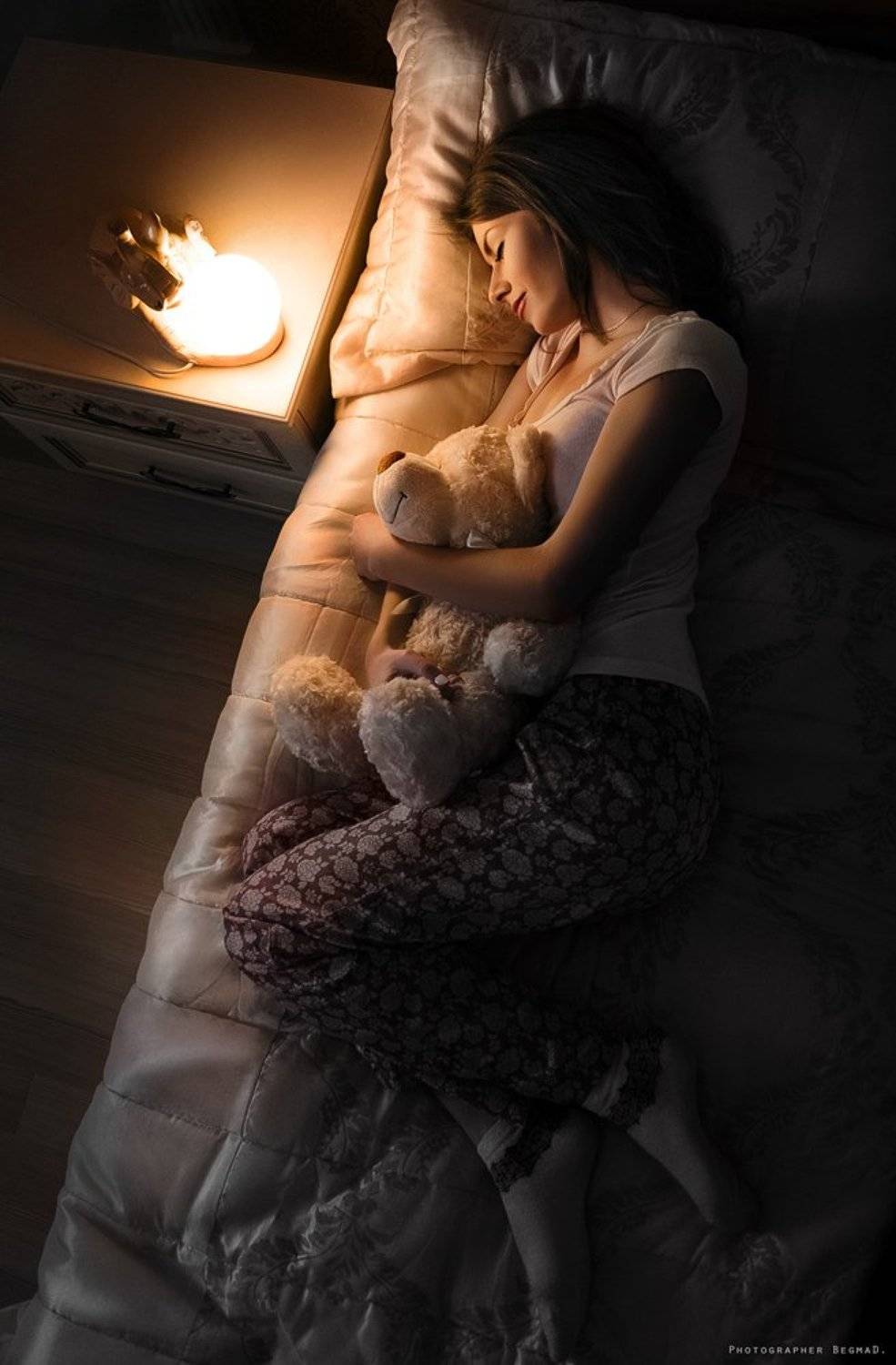 Nikon, Девушка, Игрушка, Ночь, Портрет, Свет ночника, Фото, Фотосессия, Фотошоп, Дмитрий Бегма