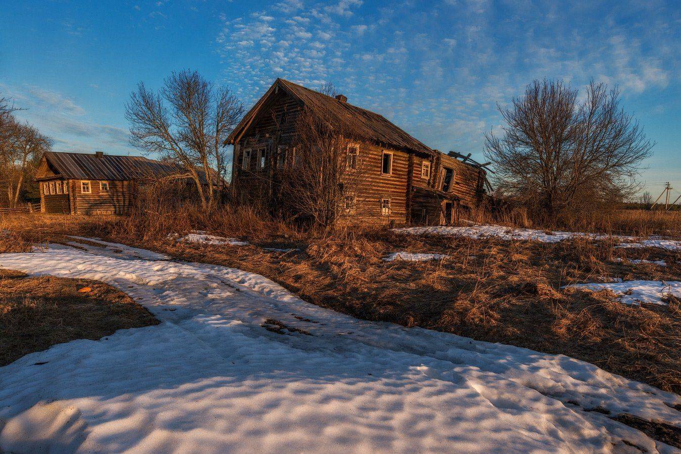Великий двор, Весна, Вологодчина, Кема, Север, Роман Горячий