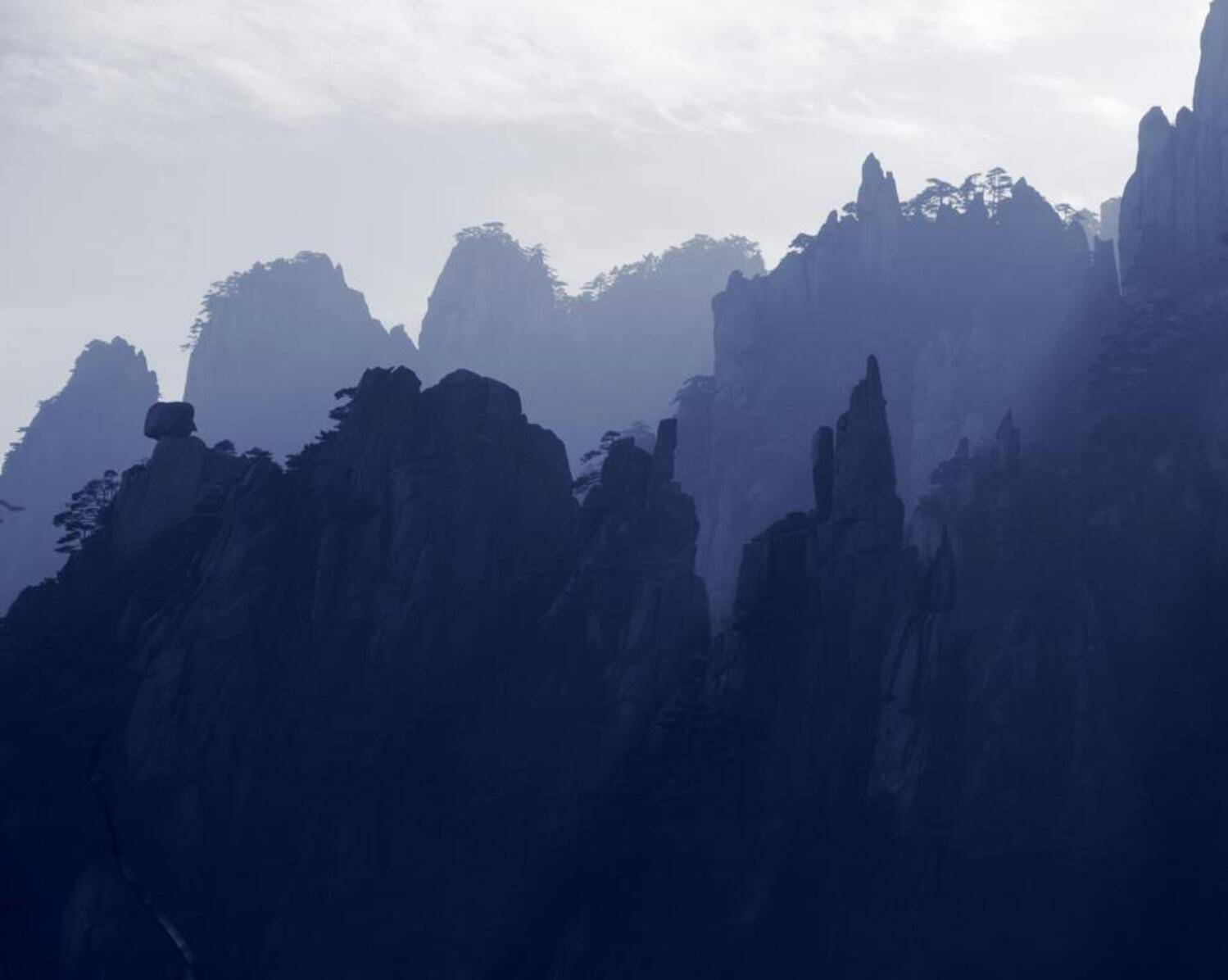 Горы, Китай, Скалы, Хуаншань, Ekaterina Eicher (Velichko)