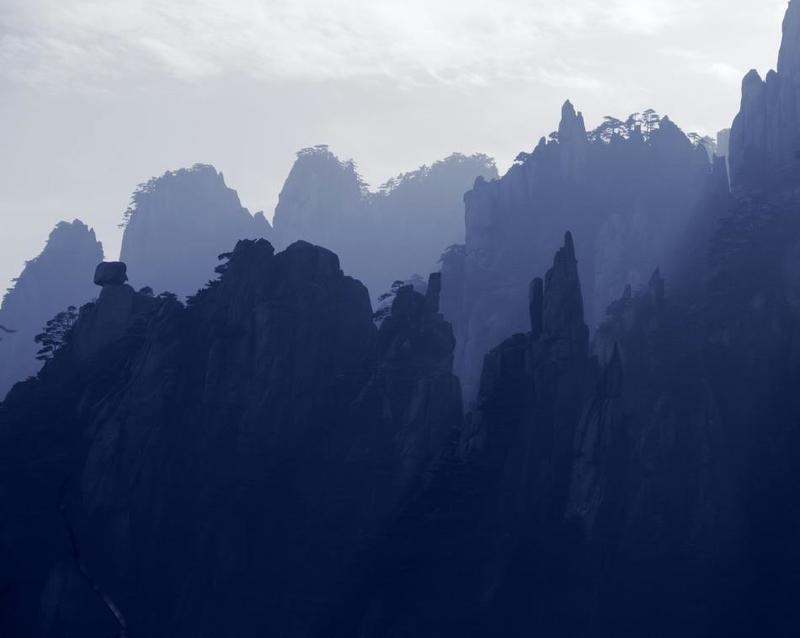 Горы, Китай, Скалы, Хуаншань *** фото превью