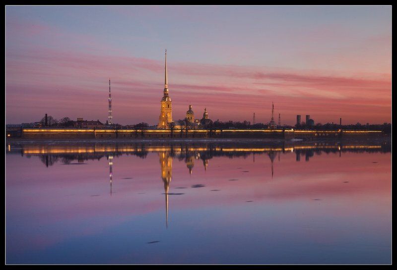 ледоход, нева, петербург, рассвет, река, россия, санкт, санкт-петербург Как я провел этим утром... фото превью