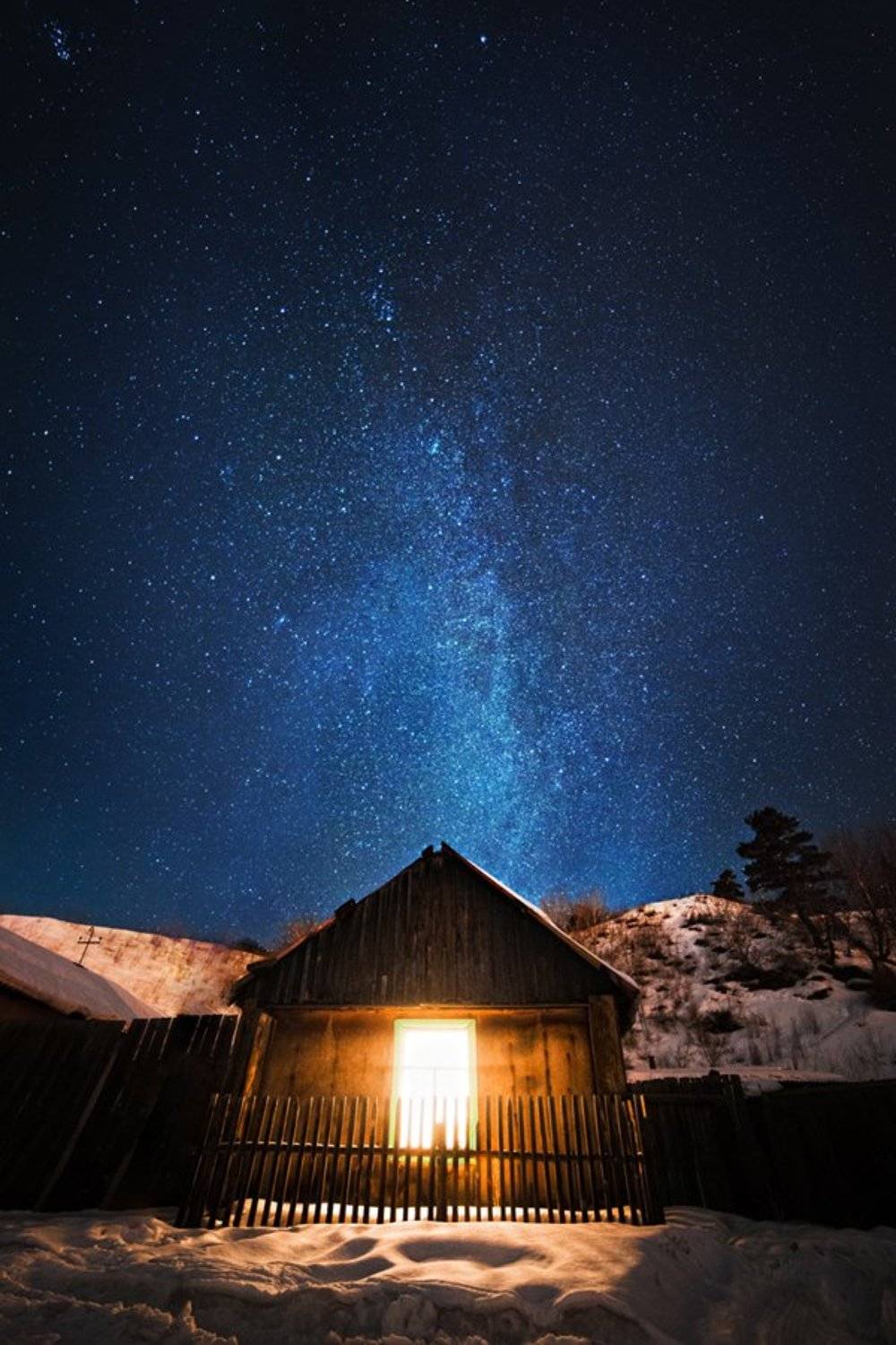 Дом, Звездный путь, Звезды, Ночь, Ратушнова-Осинцева Арина