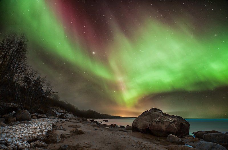 Aurora borealis, Estonia, Flash in the night, Mag180, Udria FLASH IN THE NIGHT фото превью