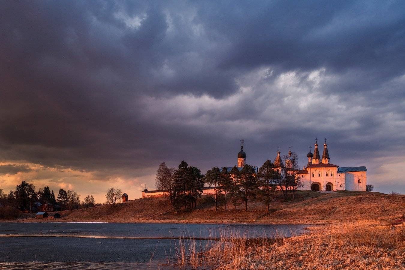 Весна, Вечер, Вологодчина, Север, Ферапонтово, Роман Горячий