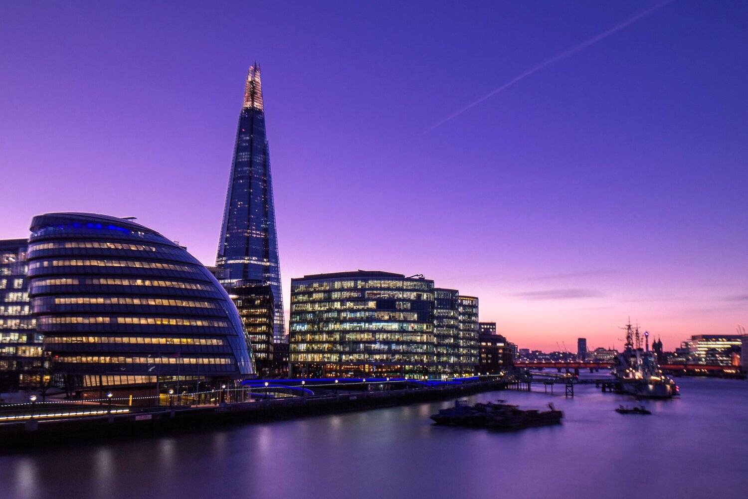 Архитектура, Город, Городской пейзаж, Закат, Лондон, Пейзаж, Дмитрий Старостенков