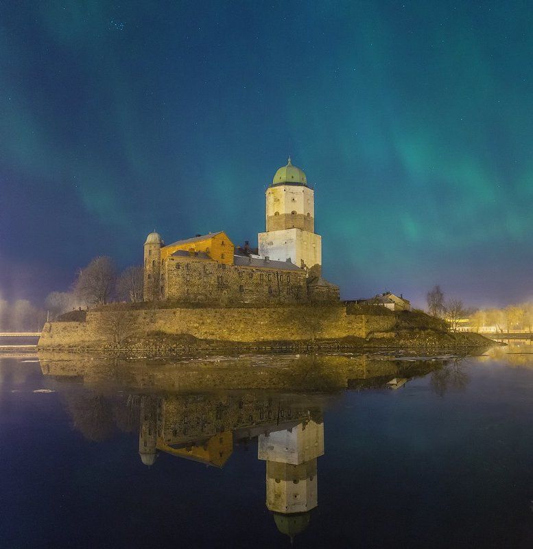 Выборг, Полярное сияние, Сияние *** фото превью