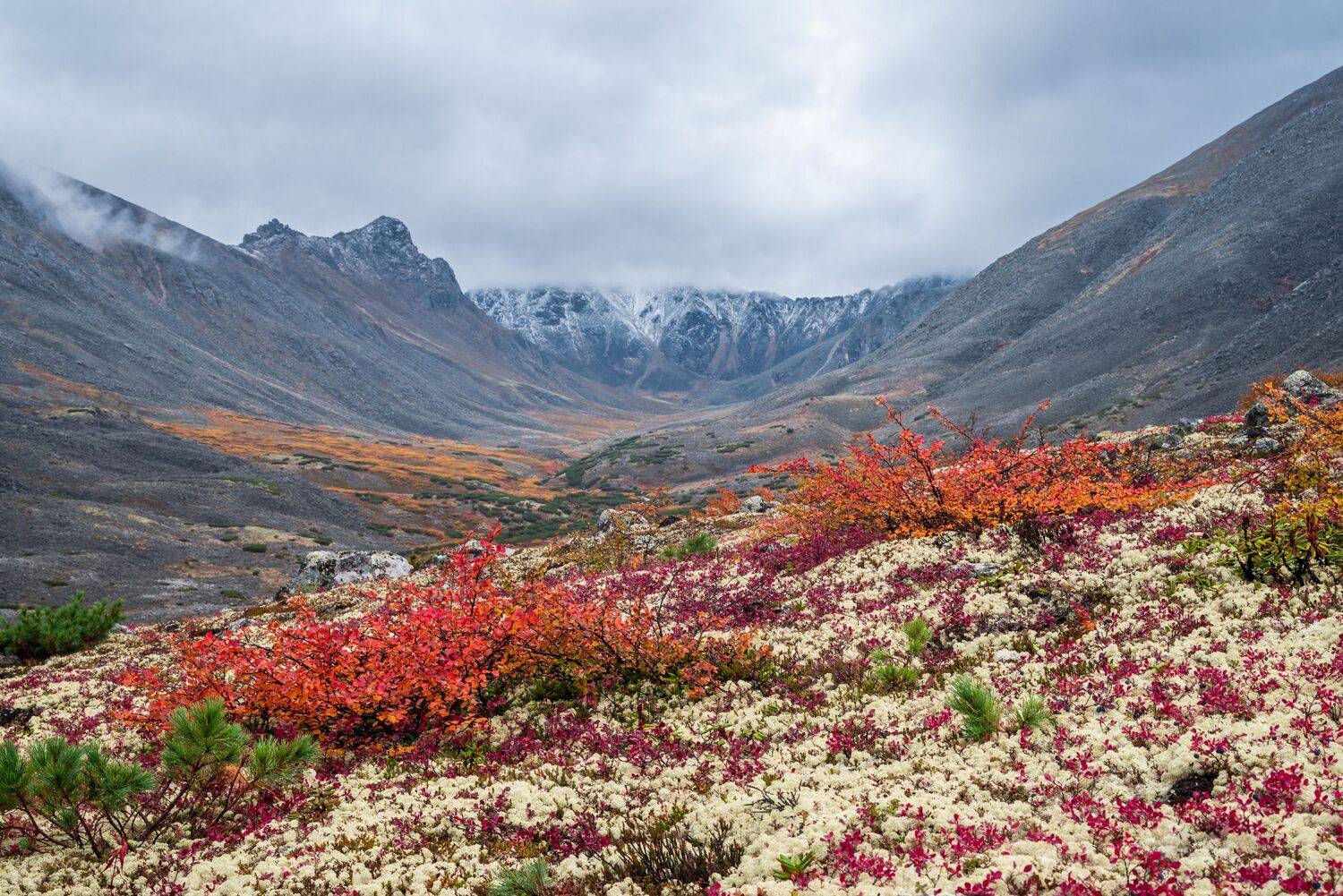 Большой Аннгачак, ручей Правый Снежный, Колыма, горы, Evgeniy Khilkevitch