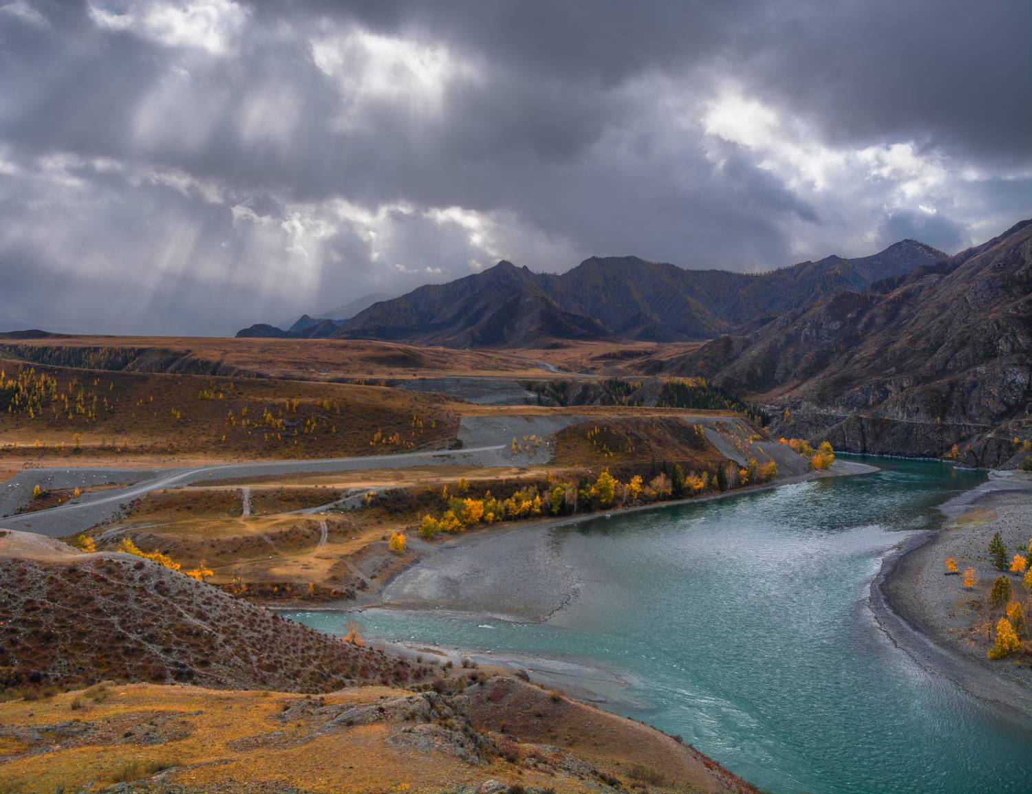 россия, горный алтай,катунь,чуя,осень, Андрей Поляков
