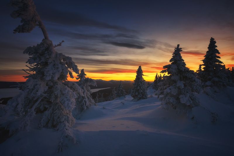 Закат На Хребте Зюраткуль фото превью