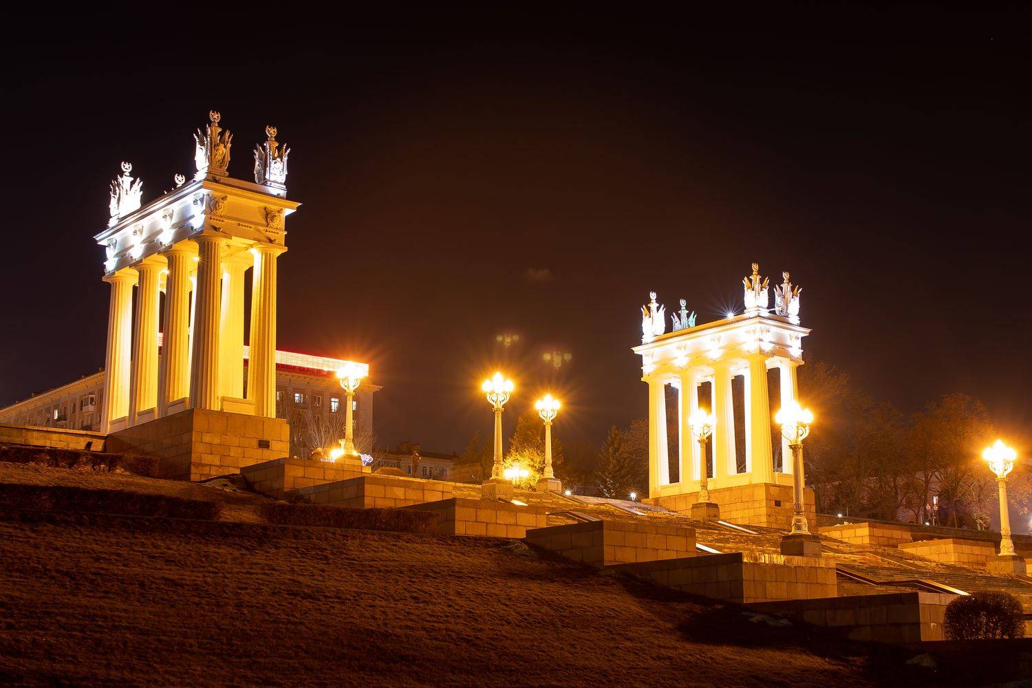 volgograd, russia, night, long exposure, , Сторчилов Павел
