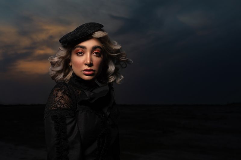 portrait, woman, girl, beautiful, nature, model Bahare фото превью