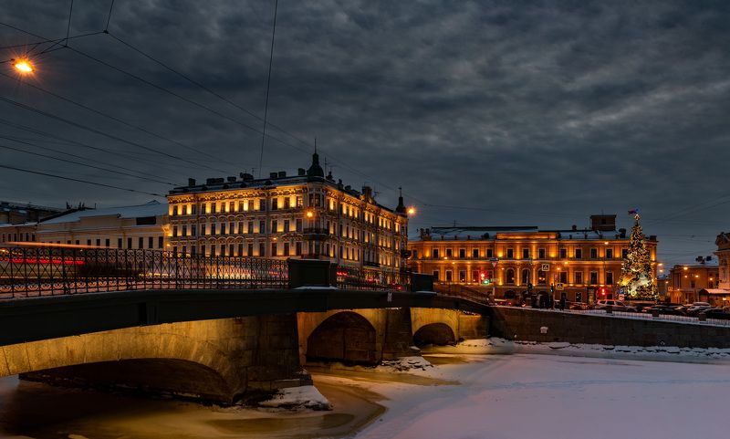 город питер санкт-петербург ночь рождество Город в ожидании праздника фото превью
