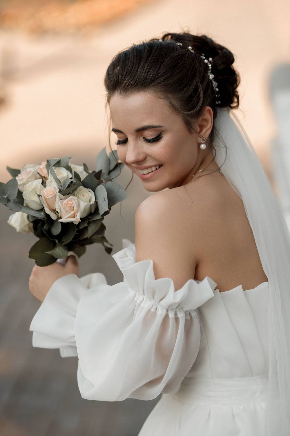 девушка, модель, портрет, фотосессия, студия, гламур, girl, model, modeling, portrait, make-up, творческий портрет, женский портрет, woman, young woman, glamour, постановка, постановочная фотография, fashion, невеста, свадьба, bride, wedding, Владимир Васильев