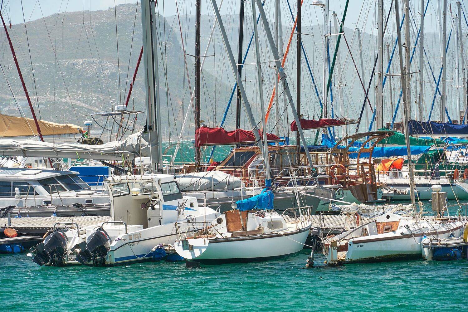 пейзаж, лодки, море, бухта, залив, юар, яхты, PAVEL PEREPECHAEV