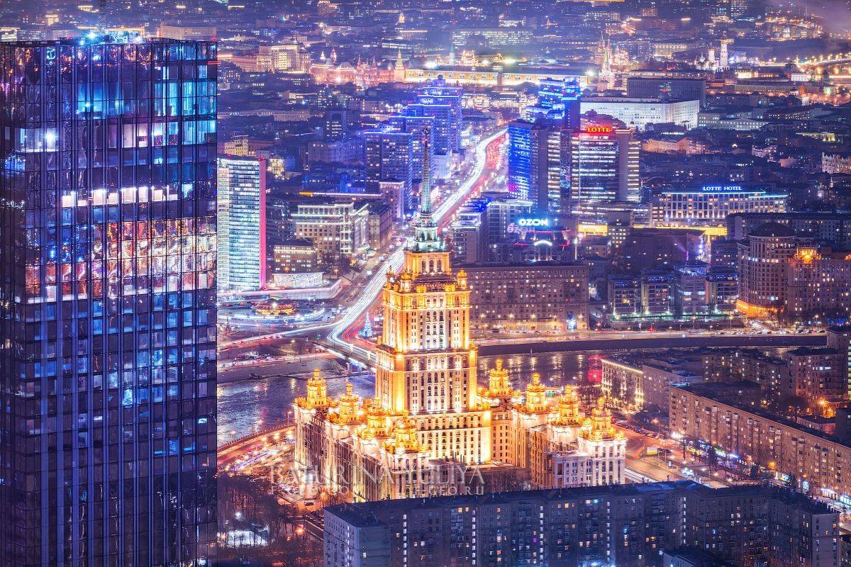 москва, украина, гостиница, ночь, город, сити, Юлия Батурина