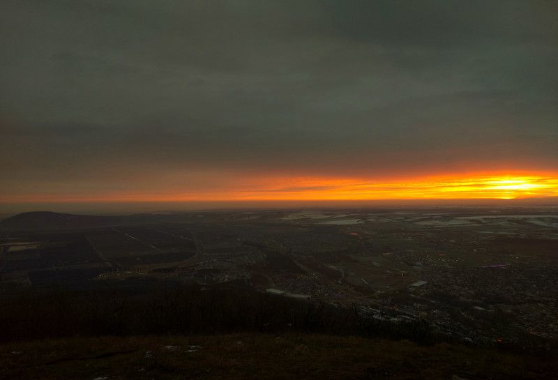 рассвет, горы, небо, облака Южный рассвет. фото превью