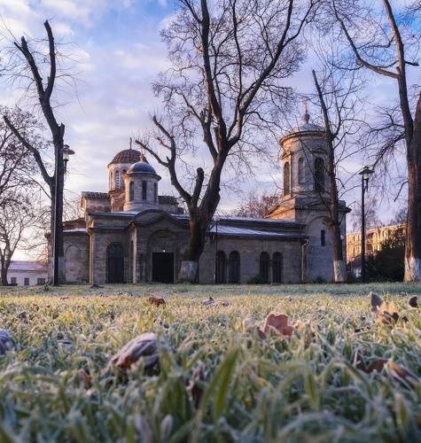 Утренний иней.