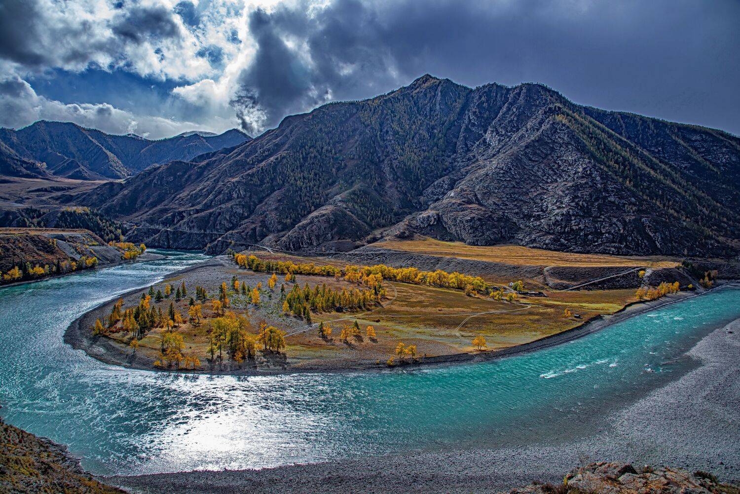 алтай. осень. горы., Евгений Дроботенко
