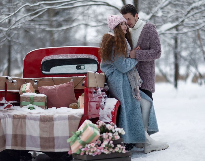 романтика,любовь, зима, лес, сказка, настроение, love, romantic, family, forest, nature Зимняя романтика фото превью