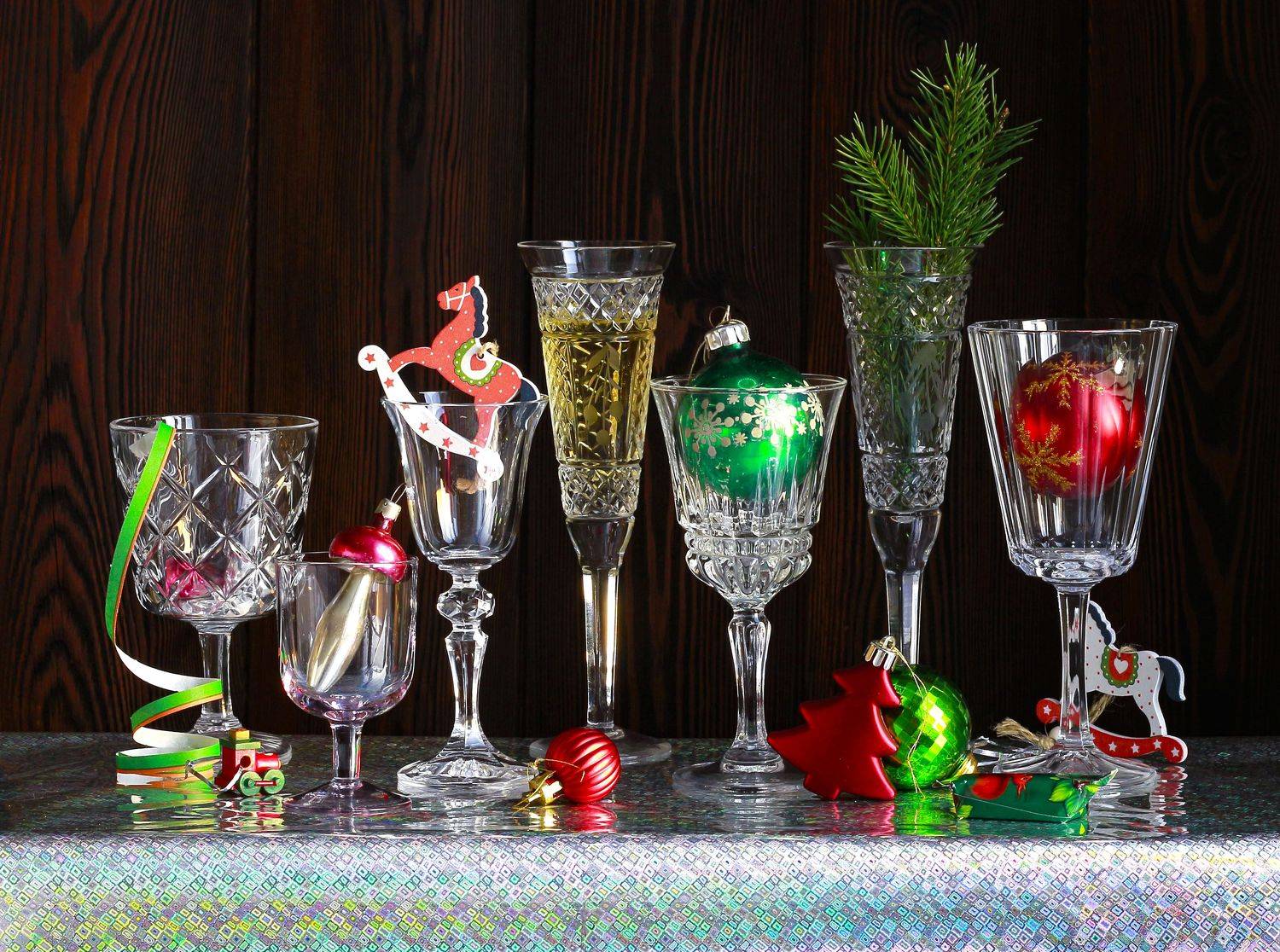 натюрморт, фотонатюрморт, зима, новый год, игрушки, шампанское, бокалы,праздник, still life,, Наталья Казанцева