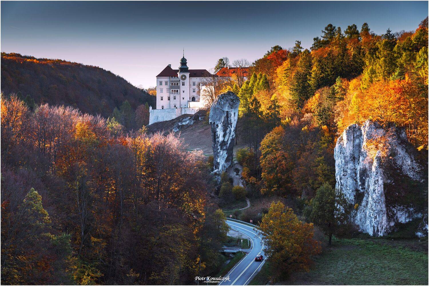 polska, jesień, zamek, Kowalczyk Piotr