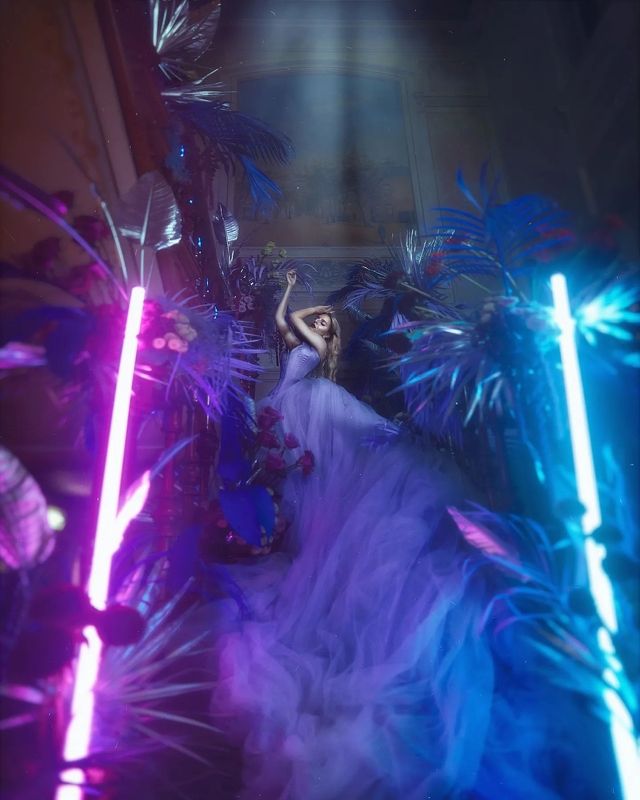 арт, фотография, женщина, девушка, неон Neon фото превью