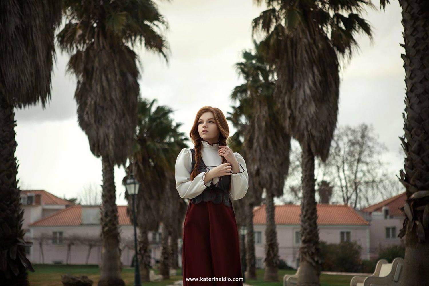 lost, artwork, gardens, oranges, lemon, tree, orange, grape, farm, farming, model, feeling, country, rancho, woman, girl, Катерина Клио