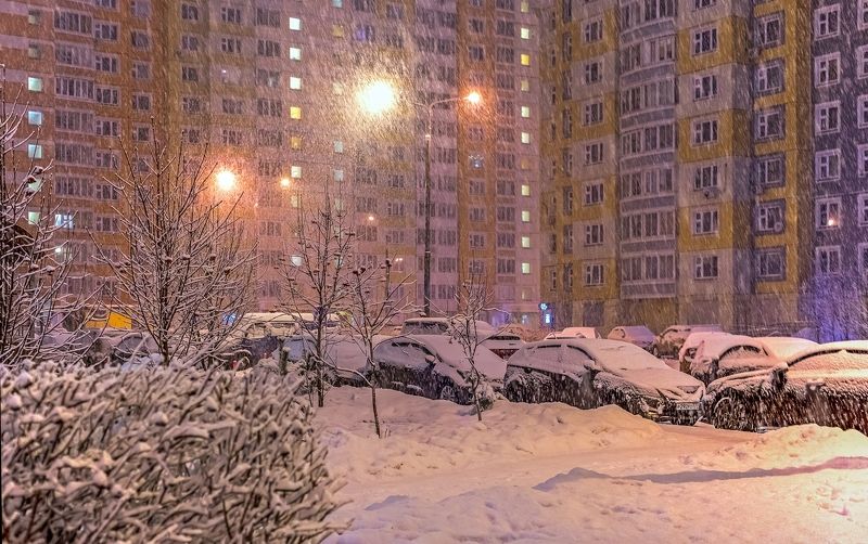 Предновогодний снегопад фото превью