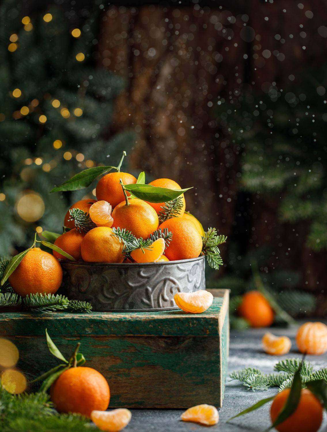 рождество, новый год, мандарины, фуд фото, фуд фотография, Kristina Shavratskaya