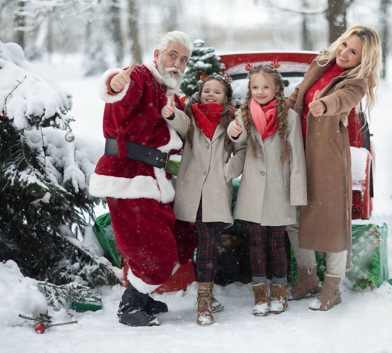 праздник, новый год,веселье,сказка,зима,лес, new year, happiness, santa, children, magic, story, nature С Новым Годом! фото превью