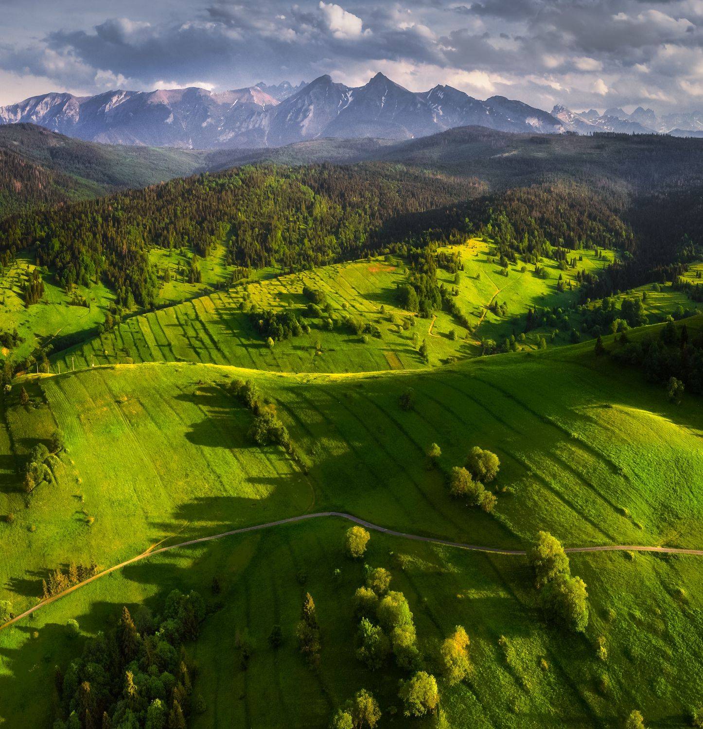 mountains, sunset, waves, slovakia, tatras, nature, spring, summer, poland, Miroslav Sluk
