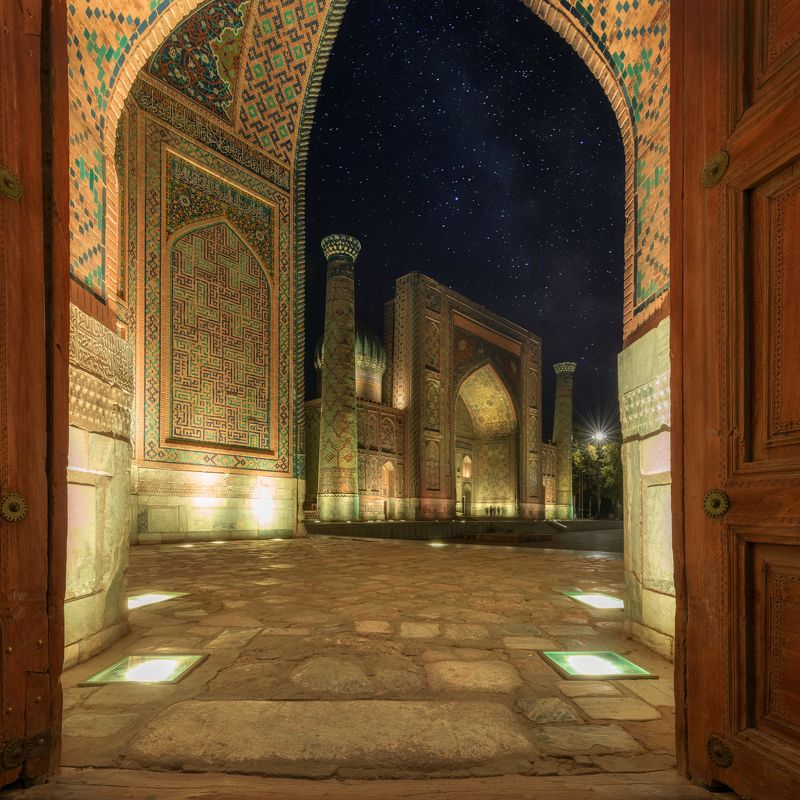 самарканд, узбекистан, архитектура Ворота в сказку фото превью