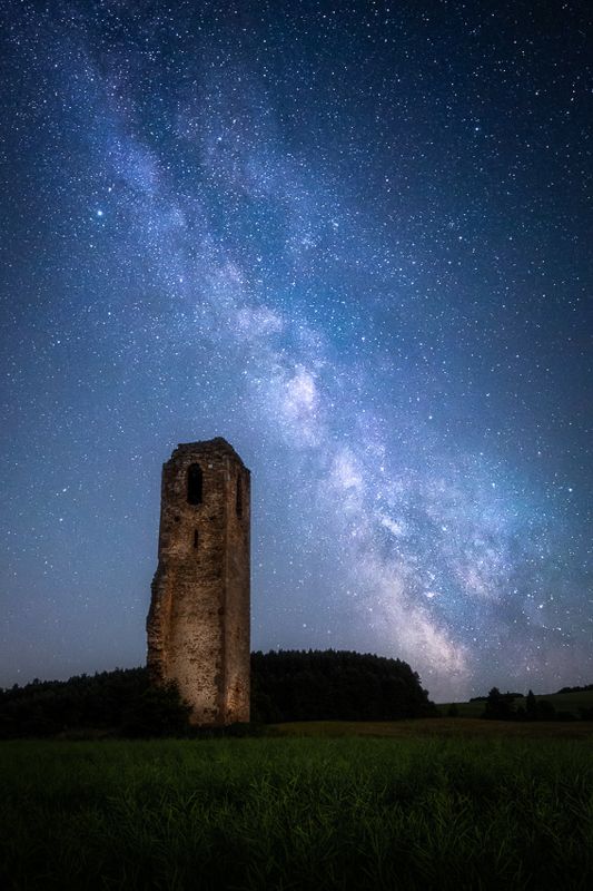 mountains, sunset, waves, slovakia, tatras, nature, spring, summer, night, astrophotography Old and older фото превью