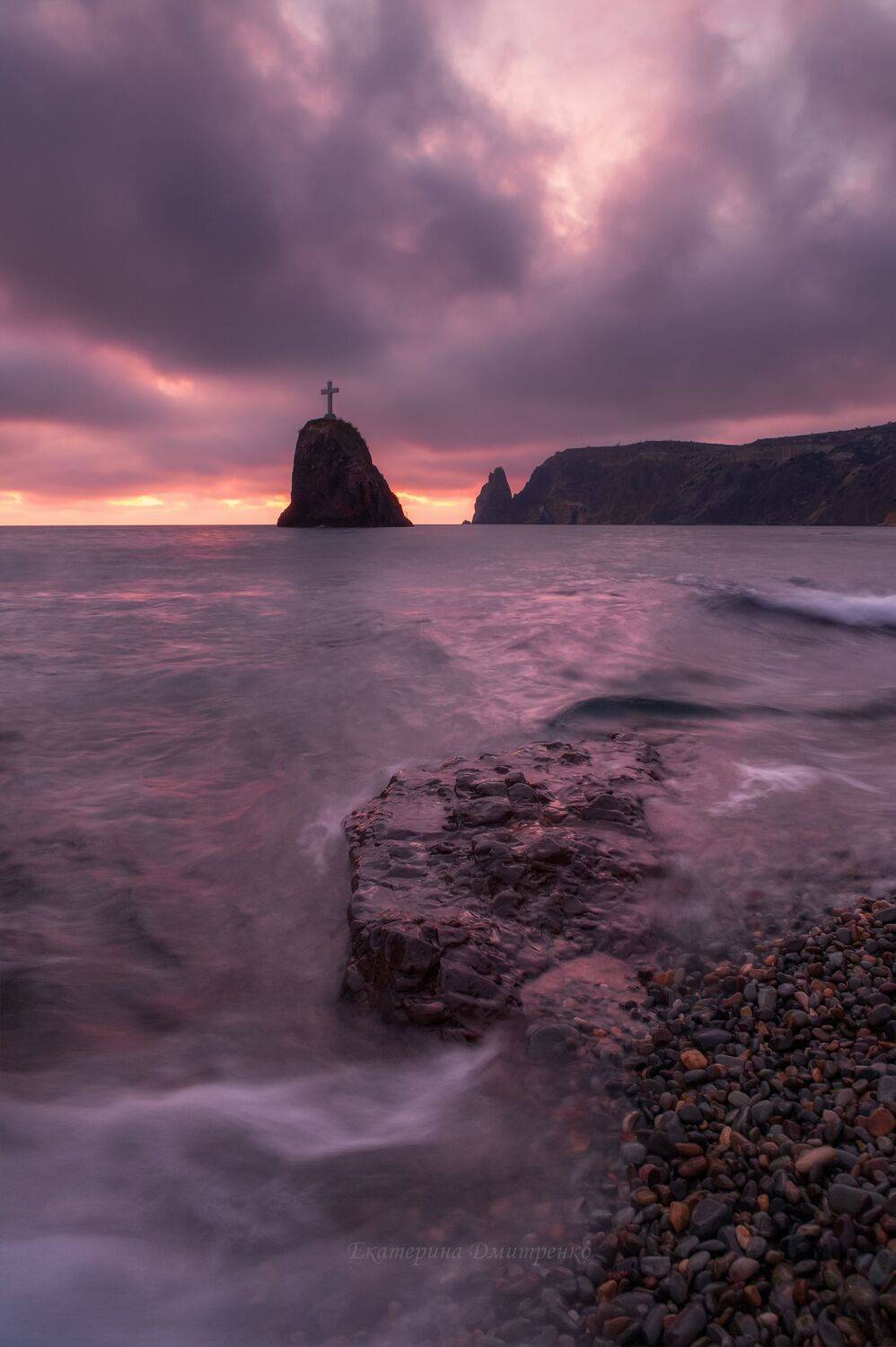 крым, севастополь, фиолент, море, закат, crimea, landscape, Дмитренко Екатерина