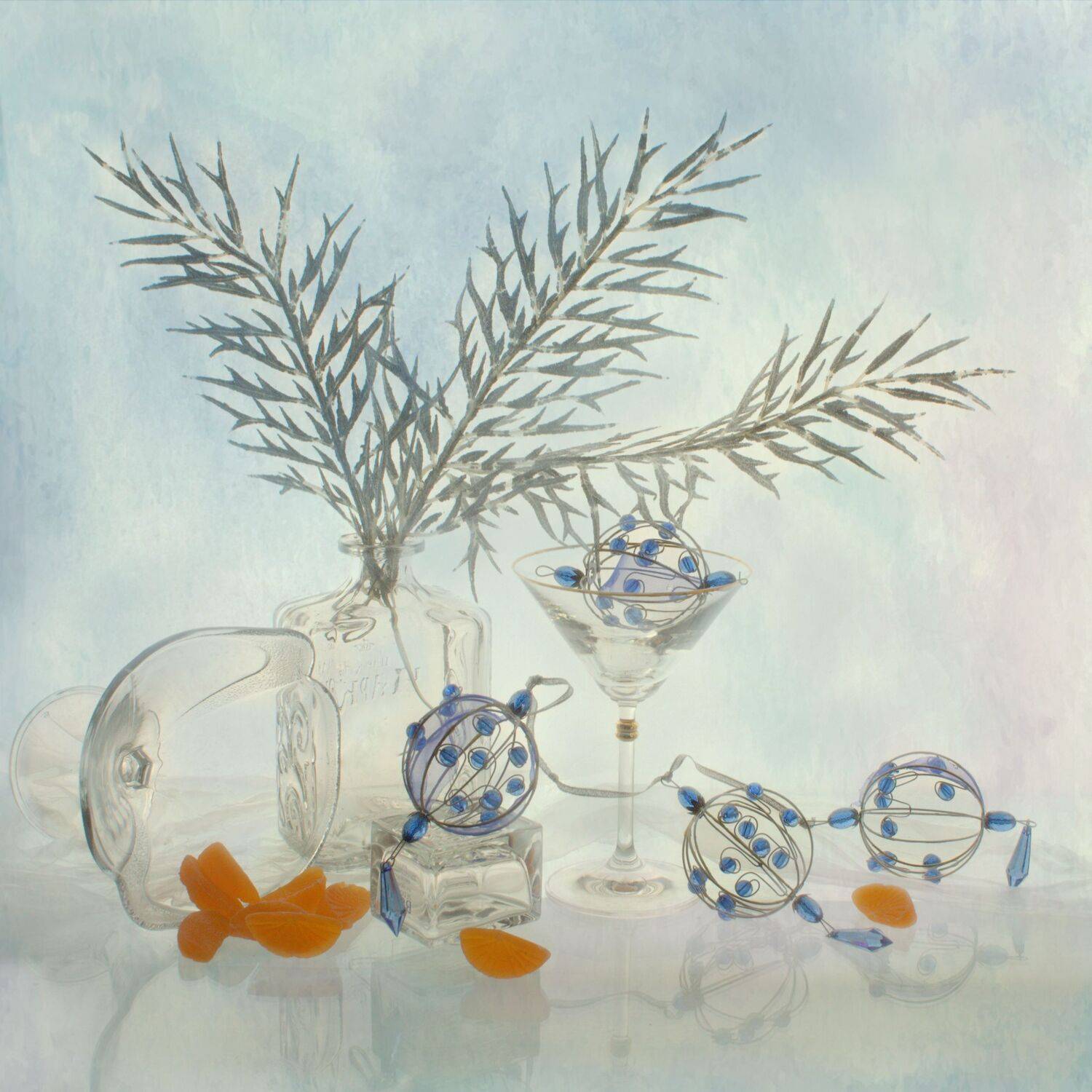 стекло, игрушки, новый год, натюрморт, Хохлова Наталья