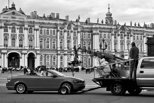 Съёмка кино на колёсах. 2011