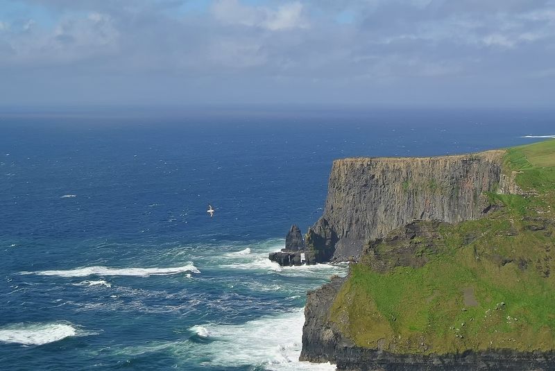 ireland, atlantic ocean,cliffs of moher I miss you фото превью