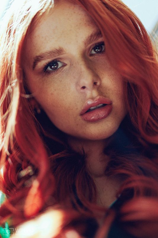 portrait, women, redhair women by wpixel (More Than Beauty) фото превью