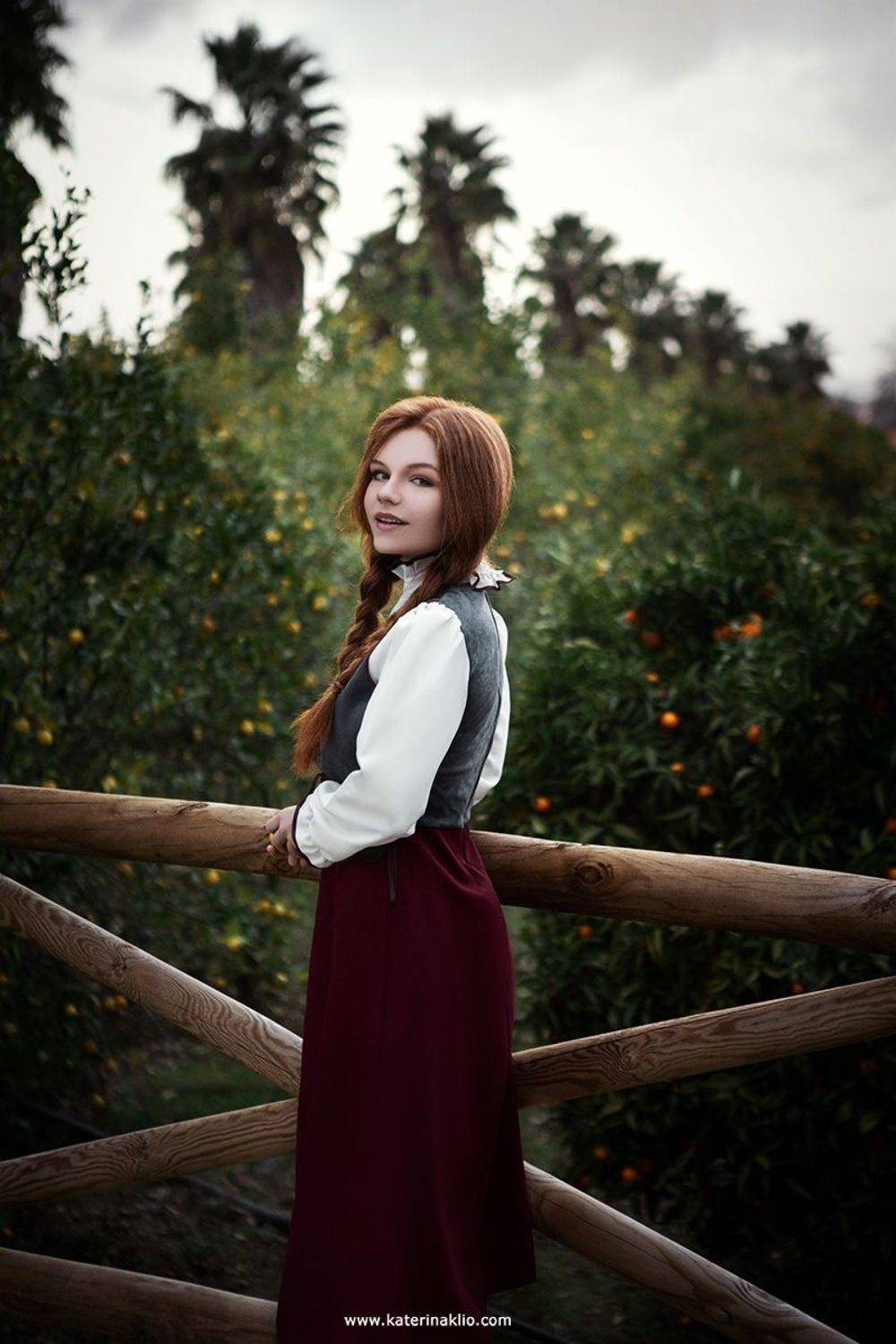 lost, artwork, gardens, oranges, lemon, tree, orange, grape, farm, farming, model, feeling, country, rancho, woman, girl, Катерина Клио