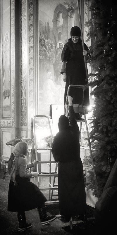 Елка к Рождеству фото превью