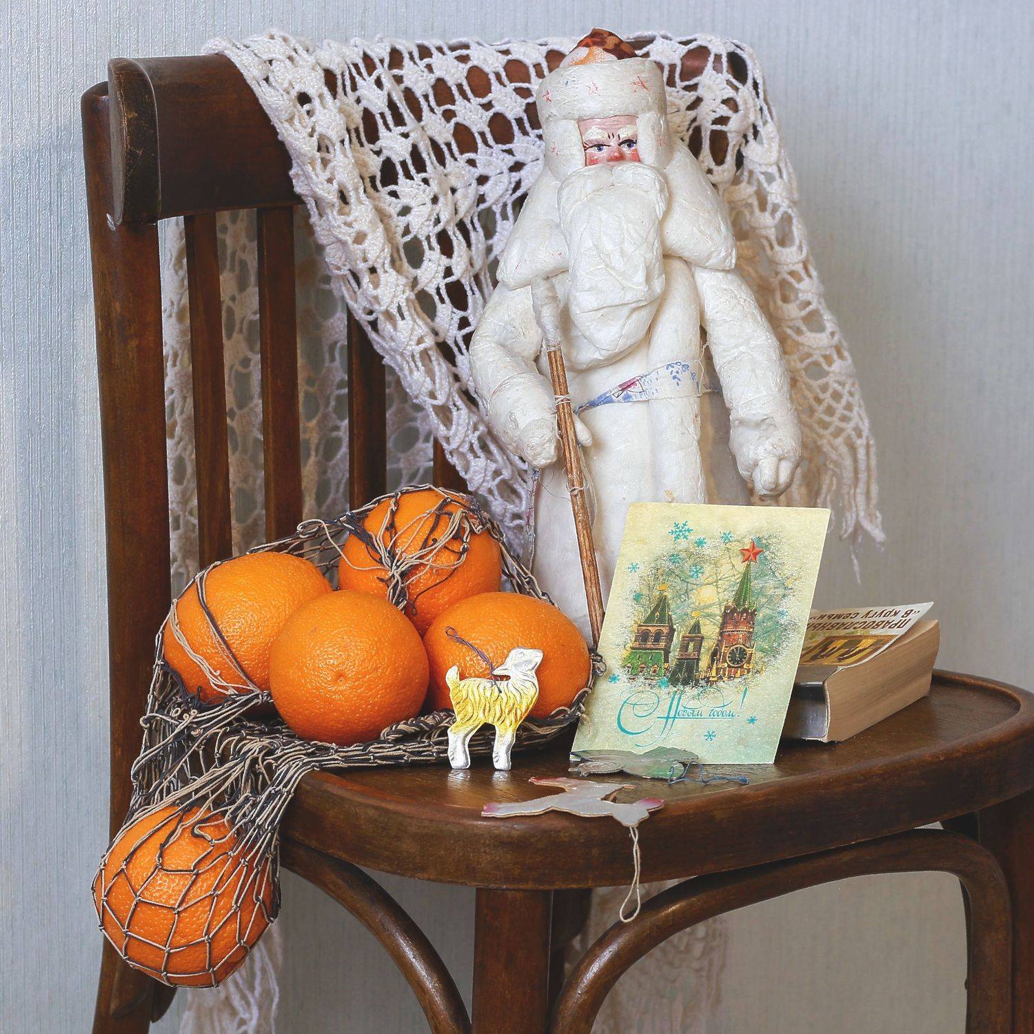 натюрморт, фотонатюрморт, праздник, новый год, апельсины, игрушки, календарь, still life, дед мороз,  наталья казанцева, Наталья Казанцева