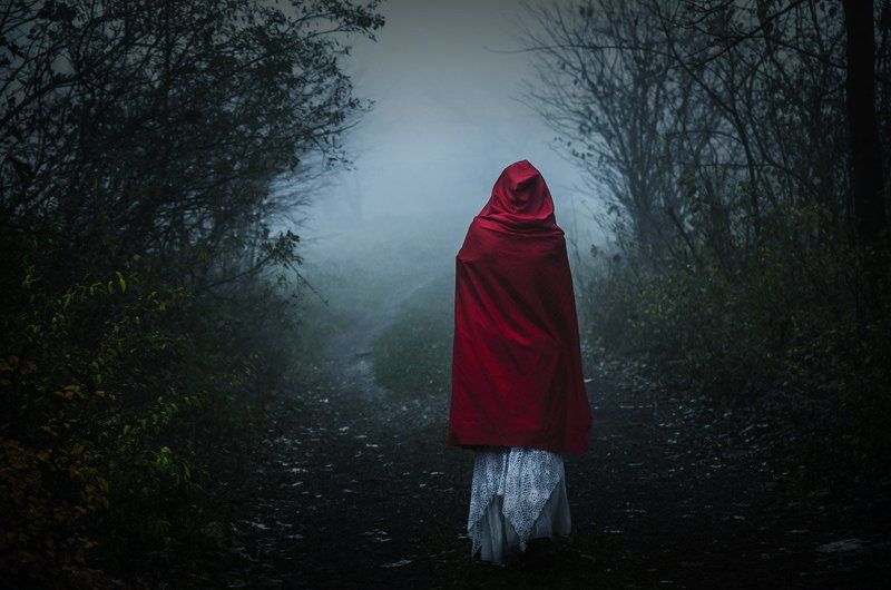 Dark, Girl, Light, Mist, Model, Nikon, People, Style Red hat фото превью