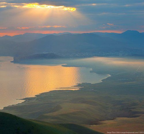 Панорама на Капсельскую бухту