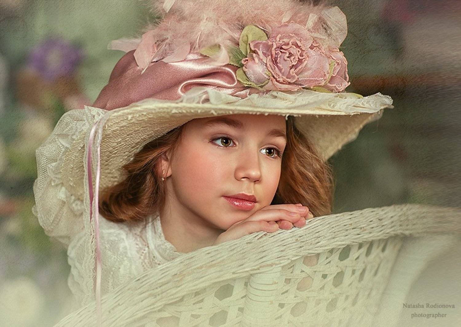 Девушка, Портрет, Цветы, Родионова Наташенька