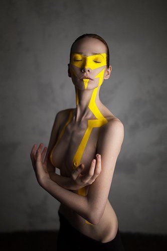 Yellow stripes