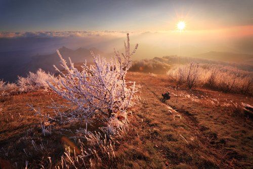 Прохладный вечер с теплым светом