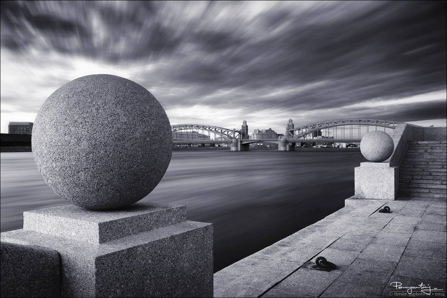 bridge, embankment, neva, river, st.petersburg, большеохтинский, мост, набережная, нева, петербург, петра-великого, питер, река, санкт-петербург, смольная, Andrew Thrasher