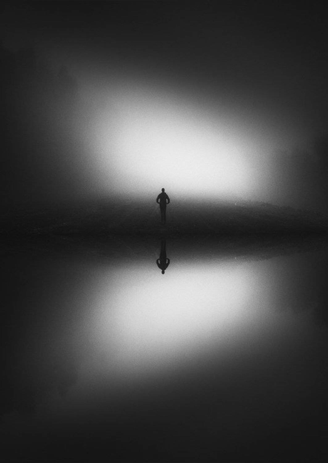 Black and white, Conceptual, Silhouette, Serban Bogdan